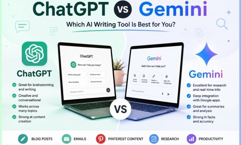 ChatGPT vs Gemini for Blogging: Which One Writes Better Content?