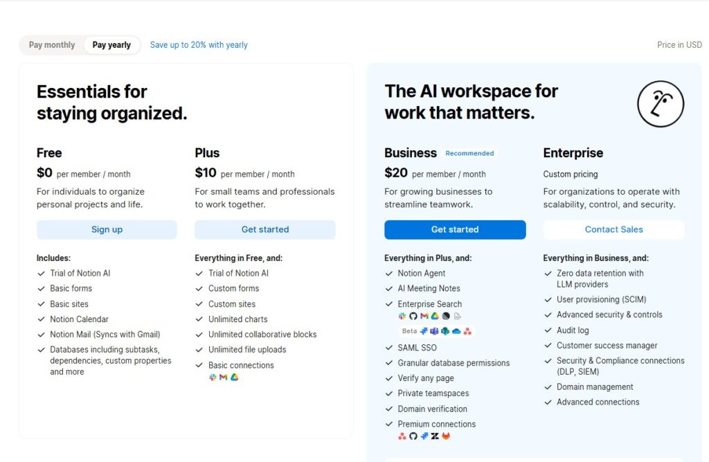 Notion AI free