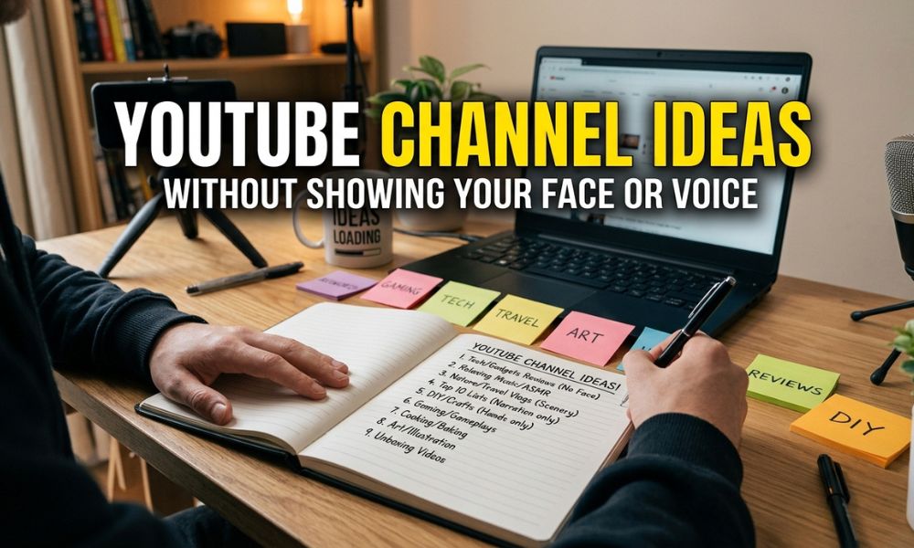 youtube channel ideas without showing your face or voice