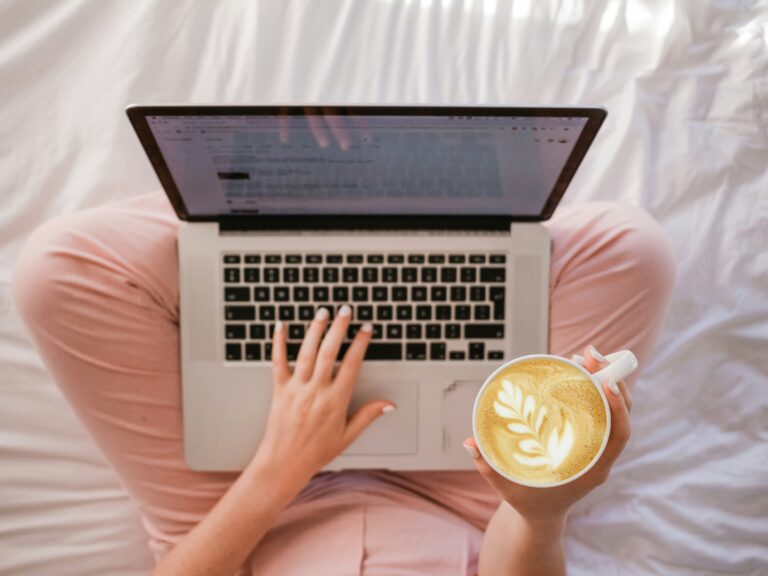 Blogger working on affiliate marketing strategy for a low-traffic blog